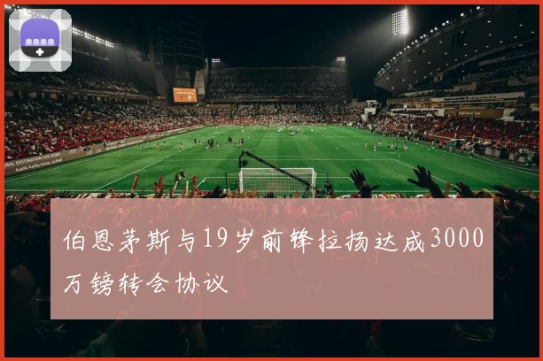 伯恩茅斯与19岁前锋拉扬达成3000万镑转会协议